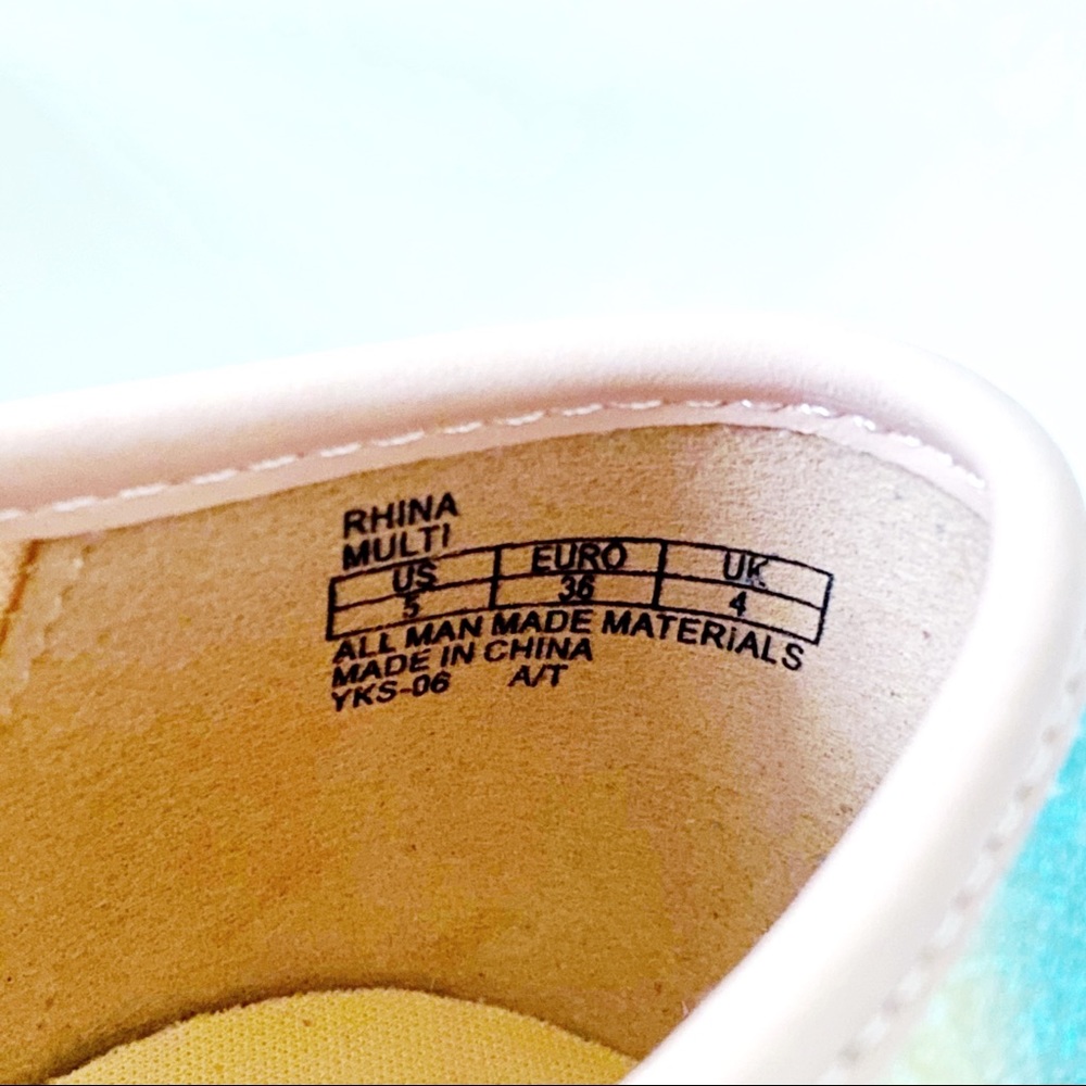 Michael Kors Pastel Glitter Ombré Slip On Sneakers - Picture 8 of 8